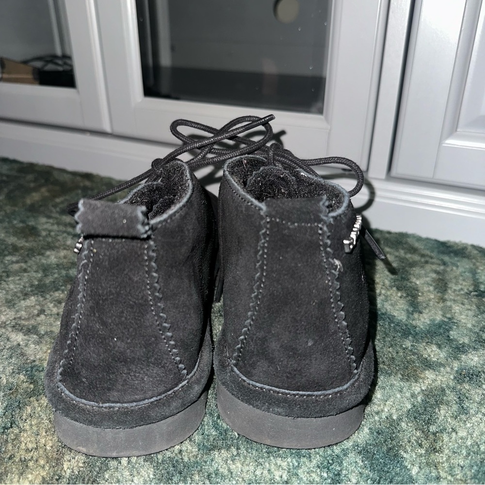 BearPaw Ryker Boots nubuck shearling women’s 6 - Picture 4 of 6